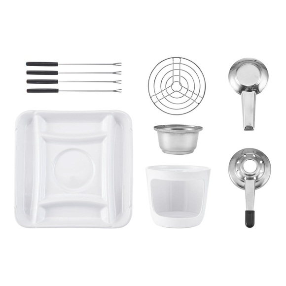 CHICAGO METALLIC Ceramic Smores Maker in White - Picture 5 of 13